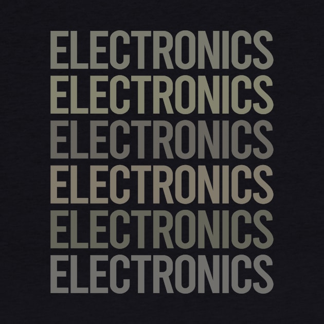 Gray Text Art Electronics by Happy Life